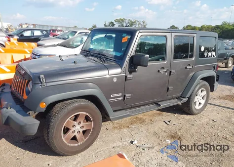 2018 Jeep Wrangler Jk Unlimited Sport S 4X4 z USA, uszkodzony, nr VIN 1C4BJWDG9JL809173